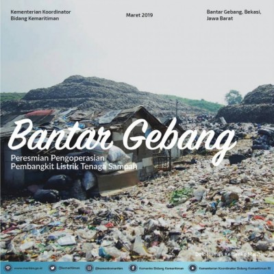 Bantar Gebang, Peresmian Pengoperasian Pembangkit Listrik Tenaga Sampah - 20190326